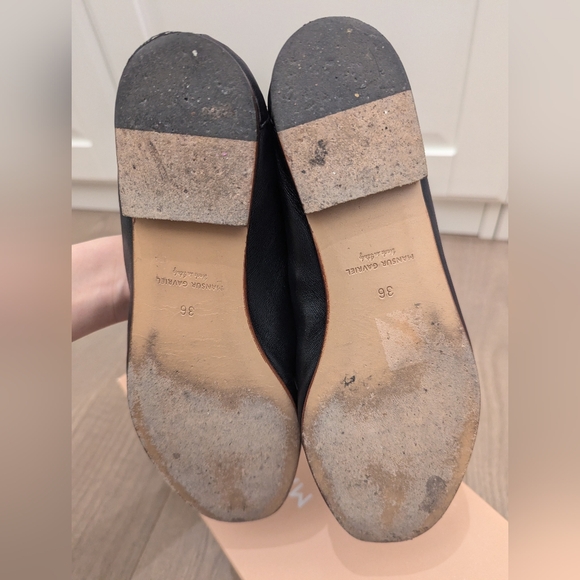 Mansur Gavriel Classic Loafers in Black Size 6 - Picture 6 of 7